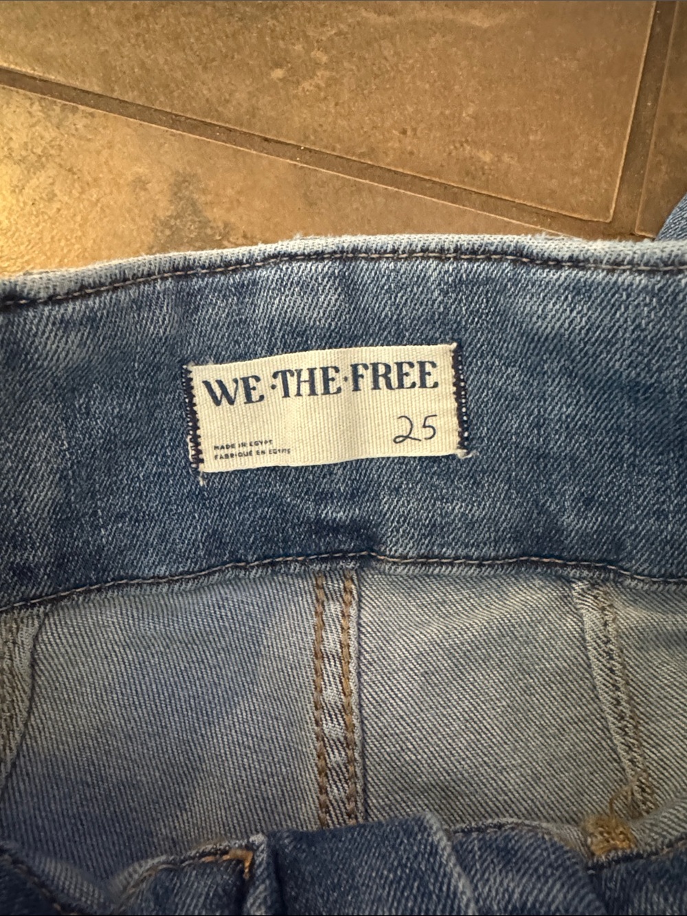 We The Free Jayde Light Blue High-Rise Wide Leg Jeans - Picture 3 of 5